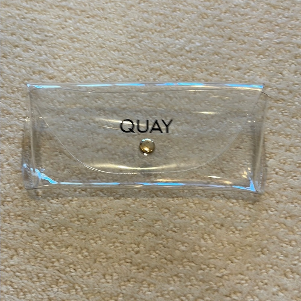 Quay Australia Clear Sunglasses Case